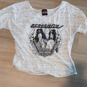 Harley-Davidson White Graphic Tee